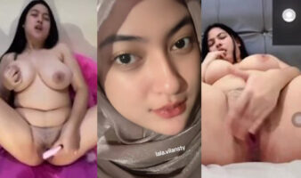 VCS Selebgram Vilansty Jilbab Pink Cantik Tobrut Viral Tiktok